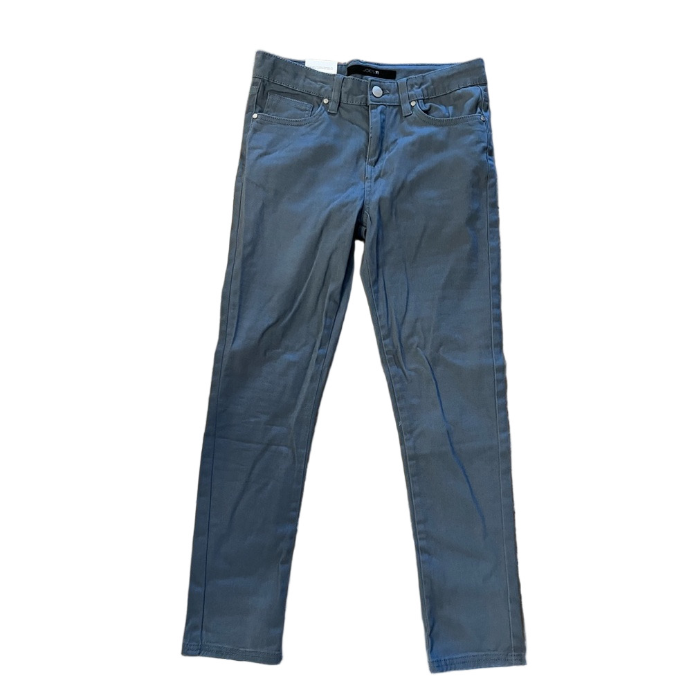 🆕 Joe's Girls casual pants SZ 10 Mid Rise Skinny FIT THE RAD Gray/Blue STRETCH
